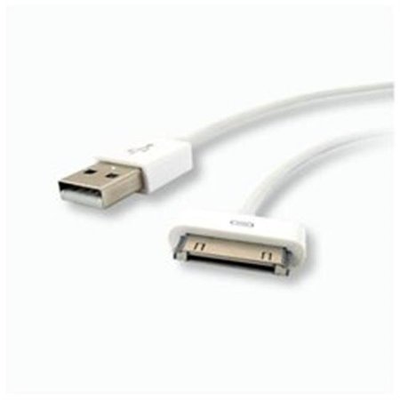 LIVEWIRE 30-Pin Dock Connector-to-USB A Male Adapter Cable for iPad-iPhone 4S LI634898
